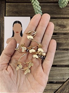 Brinco Earcuff Panapaná Dourado