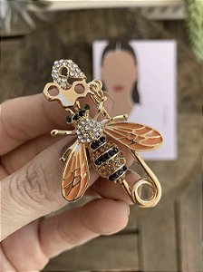 Broche Bee - Alfinete falso