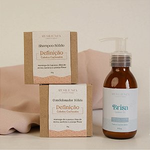 Kit Definição completo cabelos cacheados ou ressecados.