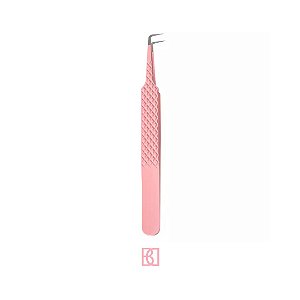 PINÇA TWEEZERS QUADRADA ROSA