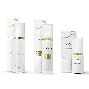 Kit retenção para extensão de cílios - bruma + primer + finalizador pro - Cherry lash
