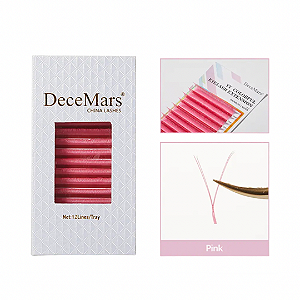 Cílios Decemars YY Rosa – Volume Brasileiro