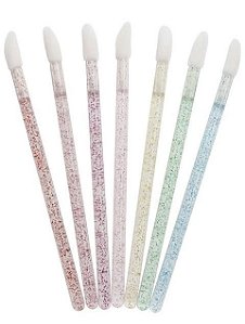 Pincel aplicador descartável glitter batom 50un Master