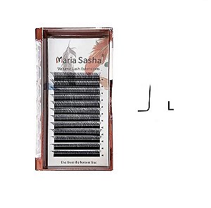 Cílios Maria Lashes W 5D Curvatura L – Fox Eye, 0,07 mm (Mix 8–12 mm)