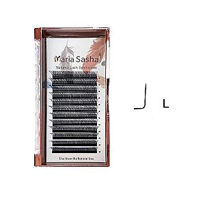 Cílios Maria Lashes W 4D Curvatura L – Volume Fox Eye (0,07 mm)