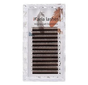 Cílios Maria Lashes W 3D Curl M Marrom Brow