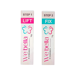 Kit We Bella Brow Lamination & Lifting – Passo 1 (Lift) e Passo 2 (Fix)