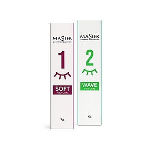 Kit Master Passo 1 Soft Curl e Passo 2 Wave Curl - Pocket 7g + brinde