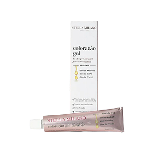 Coloração Gel Stella Milano Tintura Para Sobrancelhas 15g
