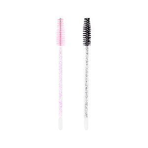 Escovinha e Pincel Gloss Ponta Dupla 50un — Descartável para Cílios & Sobrancelhas