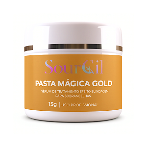 Pasta Mágica Sourcil Gold 15g — Blindagem, Nutrição e Proteção das Sobrancelhas