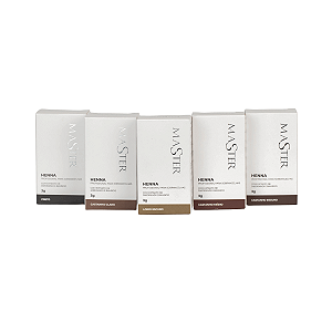 Henna Master Profissional para Sobrancelhas — Tratamento e Coloração com Jaborandi e Bamboo