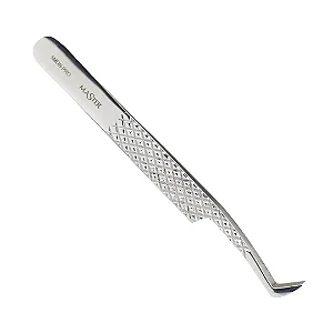 Pinça Master 5MDN-PRO Diamantada com Nanotecnologia — Alta Precisão Profissional para Extensão de Cílios