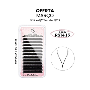Cílios Bella Moça Y 0,07D Mix 8 ao 14mm (Oferta de março)