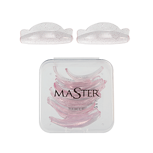 Molde Pad de Silicone Master para Lash Lifting — Modelo Snow Shine (6 Pares)