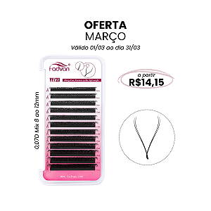 Cílios Fadvan Y 0,07D Mix 8 ao 12mm (Oferta de março)