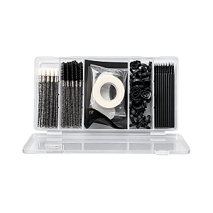 Kit Iniciante Extensão de Cílios Box Lash com Estojo Organizador e Acessórios