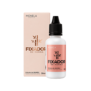 Fixador de Henna Menela 30ml para Sobrancelhas com Extrato de Bambu