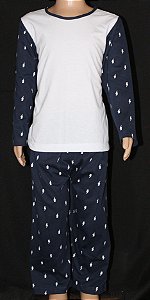 Modelagem Pijama Longo Unissex Infantil 2-4-6-8