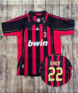 Camisa Retro Milan Kaka 22 Oficial