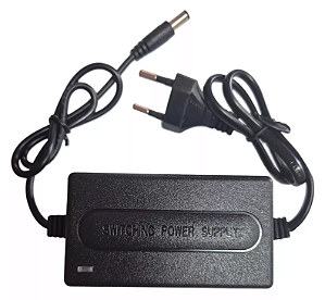 Fonte Estabilizada Bivolt 12v 3a Para Fita Led com plug