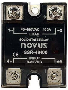 RELE DE ESTADO SOLIDO SSR-48100  100A / 480VAC 8824011100 NOVUS