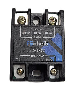 RELE DE ESTADO SOLIDO FS-1702-AF 10A/240VCA FSCHEIB
