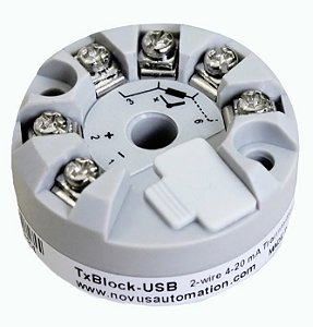 TRANSMISSOR TEMPERATURA TXBLOCK USB 4-20MA PN 8806000410 NOVUS