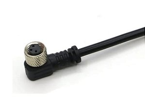 CABO CONECTOR M8 CL3-8 3 PINOS FEMEA ANGULAR 2mts