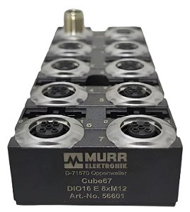 MÓDULO I/O MURR ELEKTRONIK CUBE67 56601 - DIO16 E 8XM12 IND