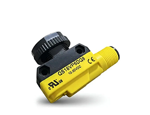 SENSOR FOT. DIFUSO M18 - QS18VP6DQ8 - PNP NA+NF 10-30Vdc Saida Con. M12 4P - SN: 450mm IP67 - BANNER