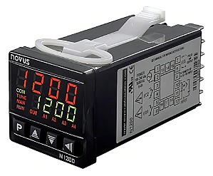 CONTROLADOR DE PROCESSOS N1200 PID COM RAMPAS E PATAMARES USB NOVUS 8120200120