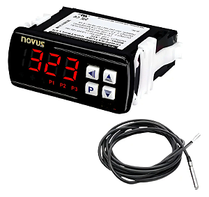 CONTROLADOR DE TEMPERATURA N322 NTC COM SENSOR NOVUS 8032203022