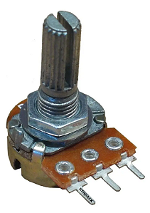 POTENCIÔMETRO LINEAR SEM CHAVE B10K 1 VOLTA L20 MINI WH148