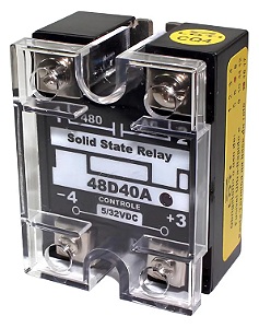 RELE ESTADO SOLIDO LOTI 48D40 40A ENTRADA 5-32VDC SAIDA 24-480VAC