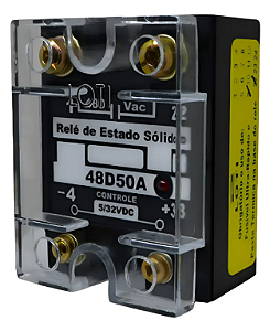 RELE ESTADO SOLIDO LOTI 48D50 50A ENTRADA 5-32VDC SAIDA 24-480VAC