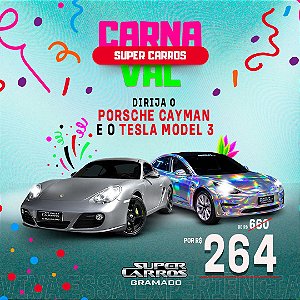 PROMO COMBO CARNAVAL - Tesla e Porsche