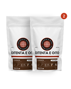 Kit 2 Cafés Especial Oitenta e Oito Clássico 250g