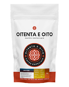Café Especial Oitenta e Oito Serra Negra 250g - Em grãos ou moído