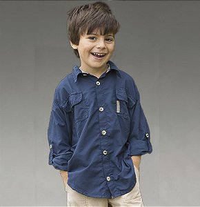 Camisa Adventure Infantil Manga Longa com Proteção UV 50+