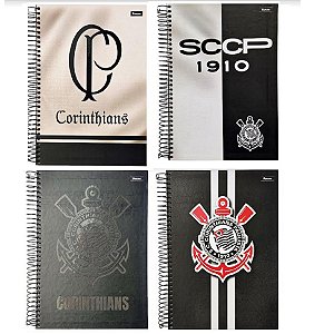 Caderno Universitário Ensino 10 Matérias Corinthians Escolar