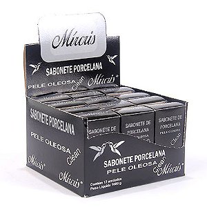 Sabonete Porcelana Mírcris Anti-acne  - PELE OLEOSA - 12 Unidades 90 g - PROMOÇÃO!!!