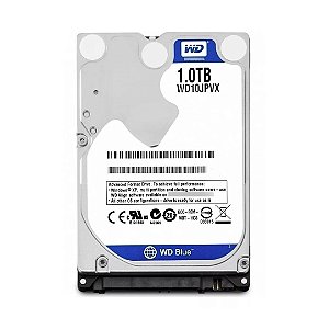 HD 1TB Tera 2.5 Notebook Sata 6gb/s WD Blue Western Digital 6Gb/s 5400Rpm 8MB WD10JPVX