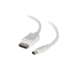 Adaptador PNY Mini DisplayPort para DisplayPort OEM Conversor Mini DP para DP Alta Qualidade Compatível PC e Notebook