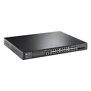Switch TP-Link Gerenciavel 24 Portas Gigabit L2+ 4Slots Sfp JetStream TL-SG3428MP