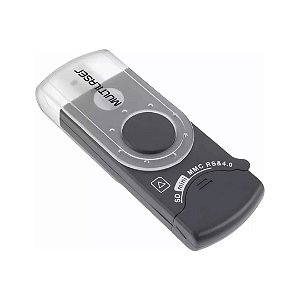 Leitor De Cartão Multilaser Portátil USB Preto - AC102