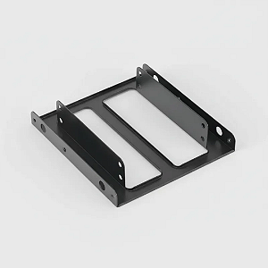 Adaptador Baia 3.5″ para 2x SSD/HDD 2.5″ AKASA AK‑HDA‑03 – Aço SECC, Parafusos Inclusos