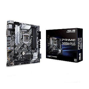 Placa Mãe Asus Prime Z490m-plus Intel Lga 1200 Matx Ddr4