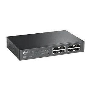 Switch Tl-sg1016pe Tp-link V3 Poe 16 Portas Gigabit