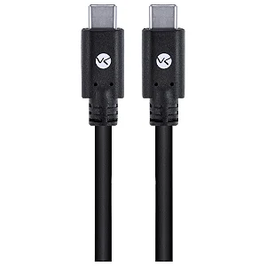Cabo Vinik USB Tipo C x C 3.2 Gen1 5Gbps 1,5 Metros 3A Transferência Rápida e Carga Segura C32G1-15